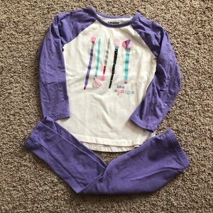 Cute brush long sleeve set